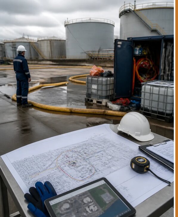 Разработка плана ликвидации разливов нефти в Видном